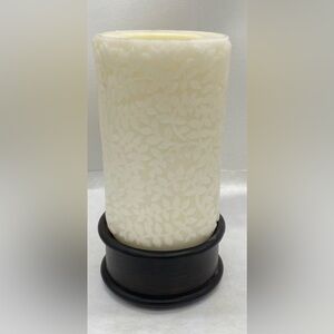 Candle Lamp Led Projector Flameless Candle With Wood Holder